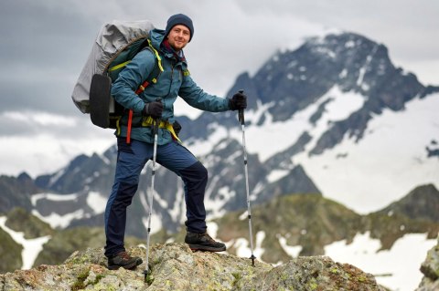 Kije Trekkingowe Lekkie Nordic Walking Regulowane Anti-Shock Z Pokrowcem
