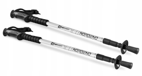 Kije Trekkingowe Lekkie Nordic Walking Regulowane Anti-Shock Z Pokrowcem