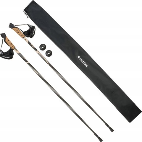 Kijki Nordic Walking Trekkingowe 1-Segmentowe 110/115Cm Regulowane Outtec