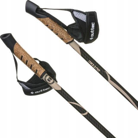 Kijki Nordic Walking Trekkingowe 1-Segmentowe 110/115Cm Regulowane Outtec