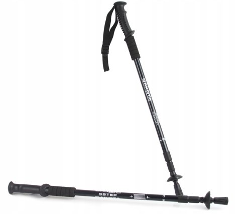 Kijki Nordic Walking Trekkingowe Anti-Shock 3Seg + Szelki Odblaskowe Alu