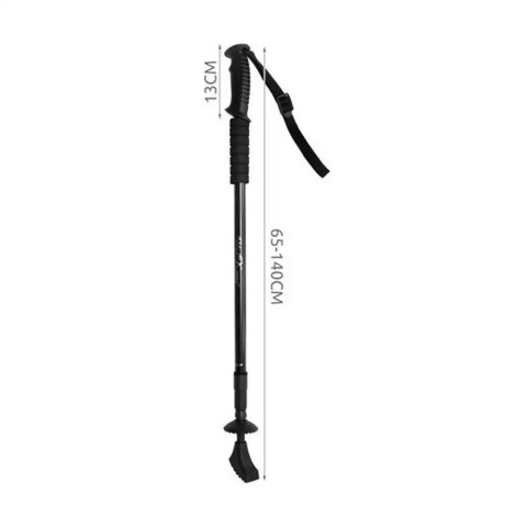 Kijki Trekowe Teleskopowe Antishock 2+4 Końcówki Składane Do Nordic Walking