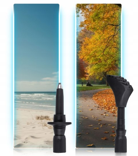 Profesjonalne Kijki Nordic Walking Regulowane 85-143 Cm Z Rękawiczkami
