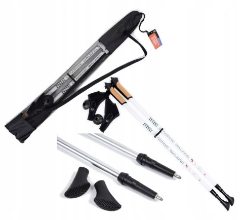 Regulowane Kijki Nordic Walking 110-135Cm Smj Long Life Z Anti Shock