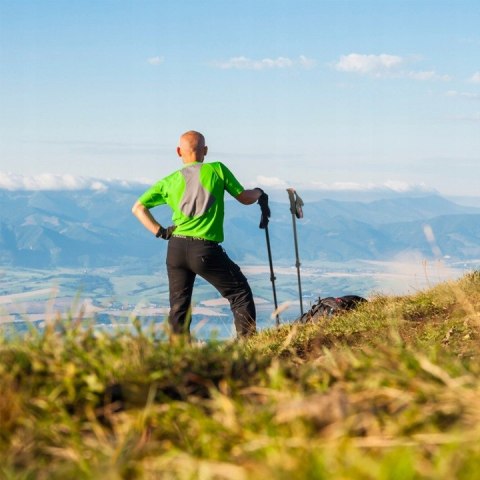 Składane Kije Trekkingowe Nordic Walking 2Szt Regulowane 61-135Cm Safe Lock