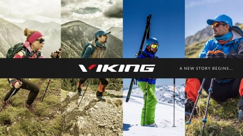 Viking Kalio Kije Trekkingowe Aluminiowe 3-Sekcjonalne Antishock 65-135Cm