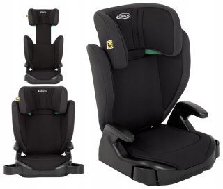Fotelik Graco Junior Maxi I-Size R129 15-36 Kg, 10-Pos. Zagłówek, Midnight