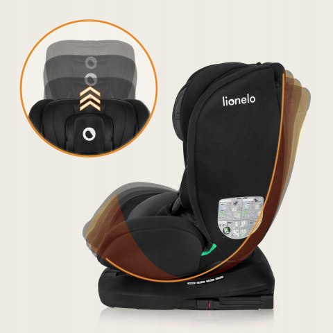 Fotelik Samochodowy Lionelo Bastiaan I-Size 360° Isofix 40-150Cm