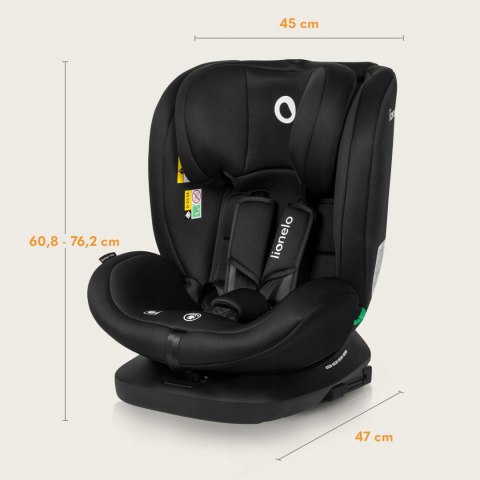Fotelik Samochodowy Lionelo Bastiaan I-Size 360° Isofix 40-150Cm
