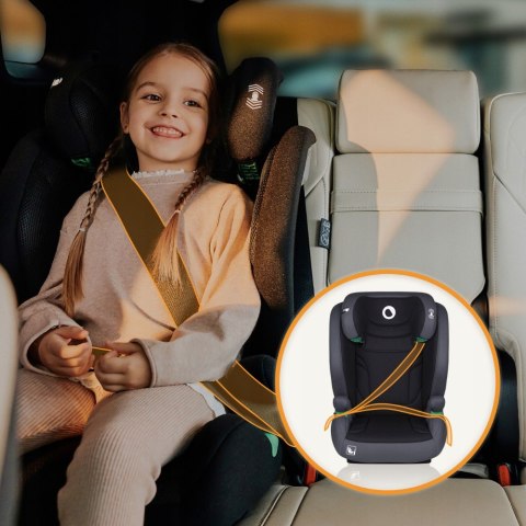 Fotelik Samochodowy Lionelo Igo I-Size Isofix 100-150 Cm Z Organizerem