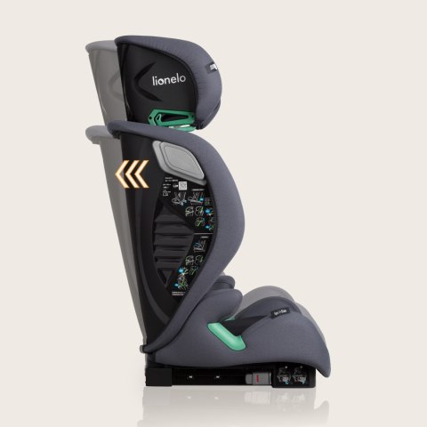 Fotelik Samochodowy Lionelo Igo I-Size Isofix 100-150 Cm Z Organizerem