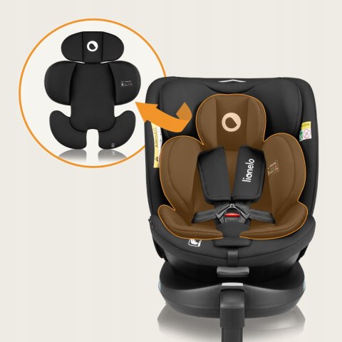 Fotelik Samochodowy Lionelo Navy I-Size 360° Isofix 40-150 Cm Z Organiserem
