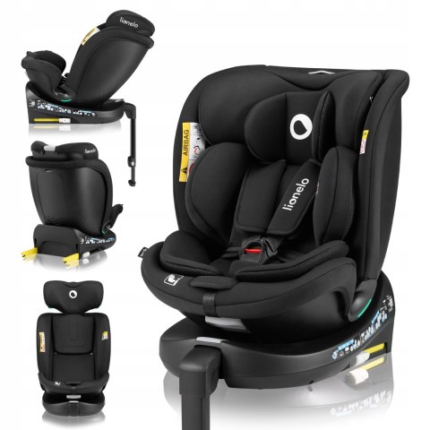 Fotelik Samochodowy Lionelo Navy I-Size 360° Isofix 40-150 Cm Z Organiserem