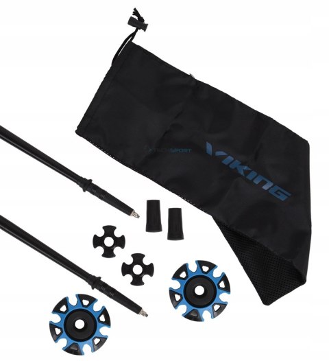 Kij Trekkingowy Viking Meru One Touch 4 Sekcyjny Automatyczny Alu 7075