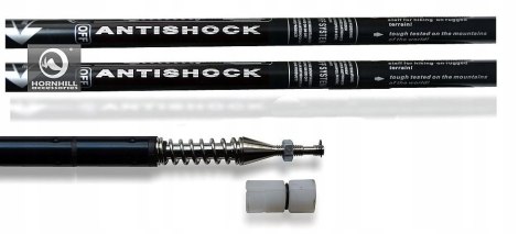 Kije Nordic Walking Aluminiowe 66-135Cm, Teleskopowe, Antishock, Odblaski