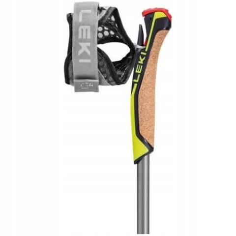 Kije Nordic Walking Elite 120 Cm, Włęklin, Niebieskie, Amortyzowane