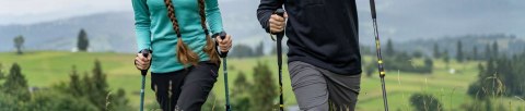 Kije Nordic Walking Pro-Trainer 115 Cm Aluminium, Rączka Eva, Grot Widiowy