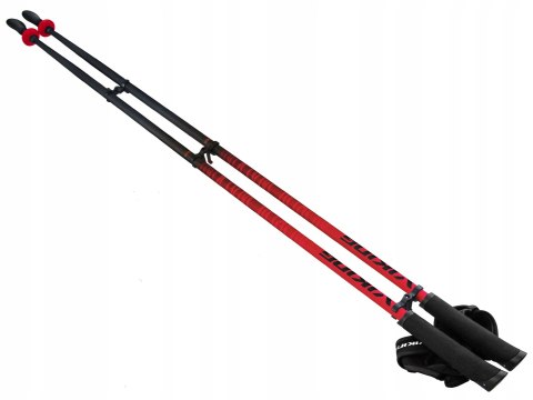 Kije Nordic Walking Pro-Trainer 120 Cm Aluminium Z Clip-On Rękawicą Grotem