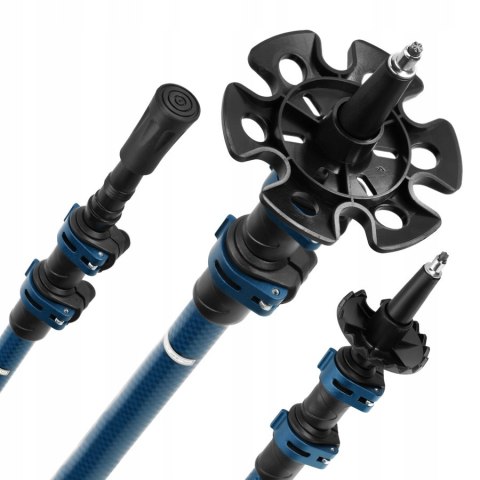 Kije Nordic Walking Trekkingowe Regulowane Aluminium 6061 65-135Cm Tk8601
