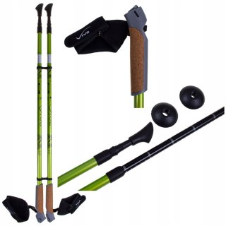 Kije Nordic Walking Vivo 82-135 Cm - Teleskopowe, Aluminium, Korkowe Rączki