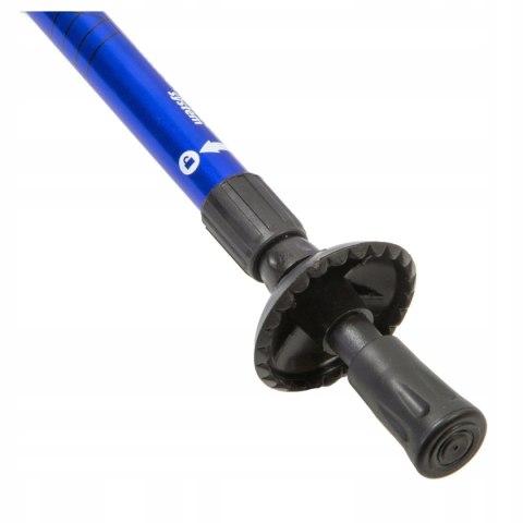 Kije Trekkingowe Enero Classic Niebieskie Regulowane Aluminium Anti Impact