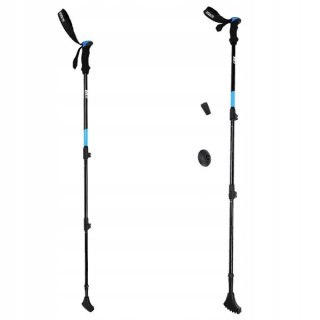 Kije Trekkingowe Hornet 60-135 Cm Aluminiowe, Pianka Eva, Groty Widiowe
