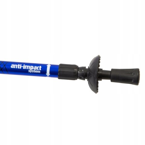 Kije Trekkingowe Nordic Walking Regulowane Aluminiowe Antishok 80-135Cm