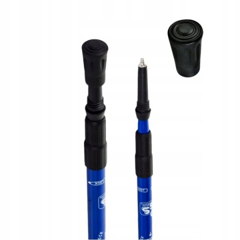 Kije Trekkingowe Nw 65-135Cm, Anti-Shock, Kompas, Z Końcówkami I Opaską