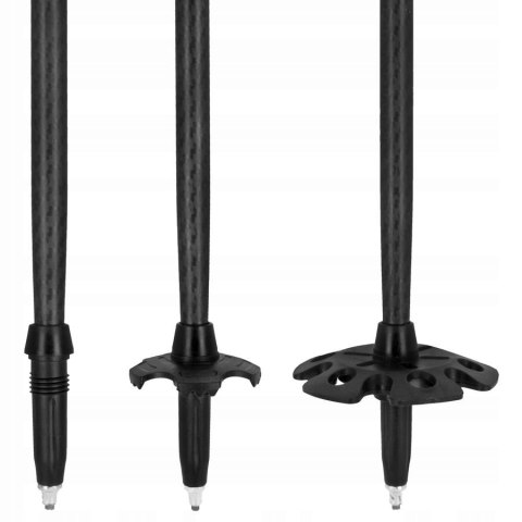 Kije Trekkingowe Składane Carbon 105-135 Cm, 3-Segmentowe 380G Fastfit
