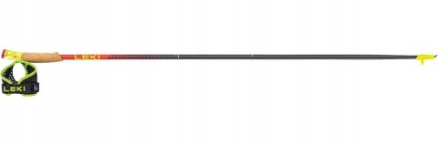 Kijki Biegowe Carbonowe 120 Cm Red-Yellow Leki, Ultra Lekkie I Wytrzymałe