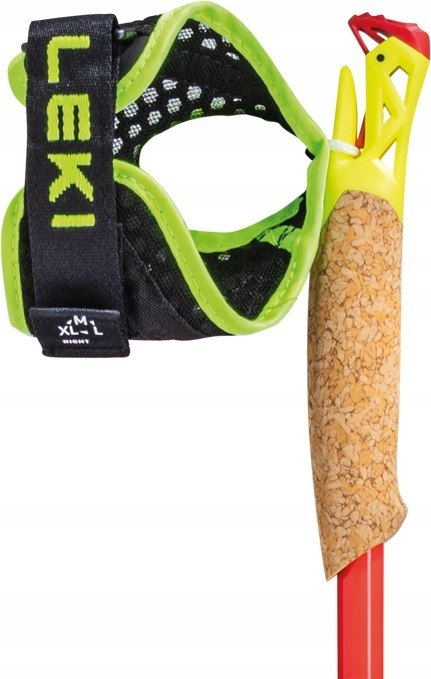Kijki Biegowe Carbonowe 120 Cm Red-Yellow Leki, Ultra Lekkie I Wytrzymałe