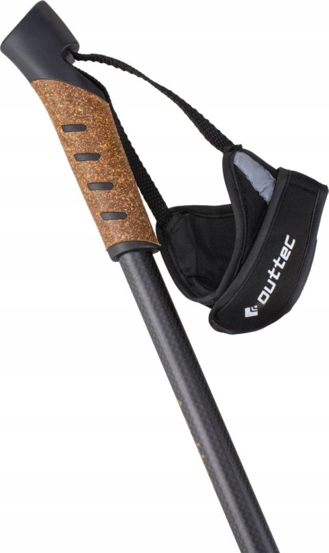 Kijki Nordic Walking 3-Sekcjonowe Regulowane Outtec Anti-Shock Trekkingowe