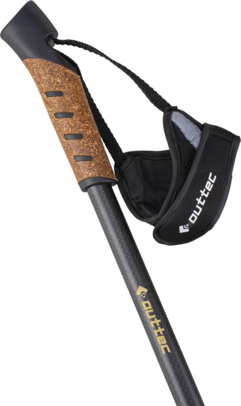 Kijki Nordic Walking 3-Sekcjonowe Regulowane Outtec Anti-Shock Trekkingowe