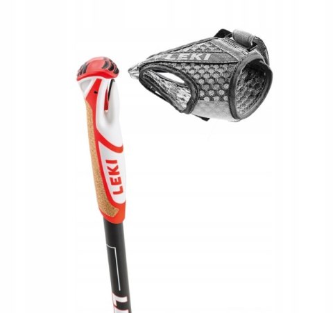 Kijki Nordic Walking Leki Flash Carbon 70 115Cm Korkowa Rękojeść, Grot Tip