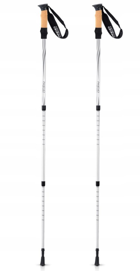 Kijki Trekkingowe Teleskopowe 65-135 Cm, Antywstrząsowe, Korek, 2 Szt.