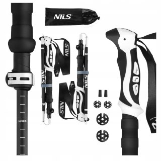 Składane Kije Trekkingowe Aluminium 7075, Nils - Na Nordic Walking I Góry