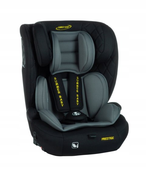 Fotelik I-Size Summer Baby Prestige 76-150Cm Isofix R129 Przodem Szary