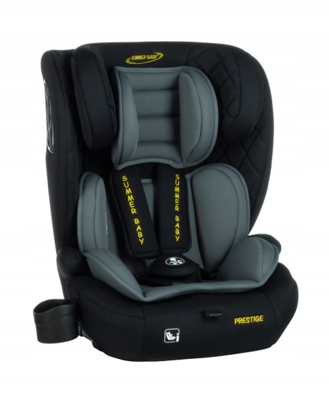 Fotelik I-Size Summer Baby Prestige 76-150Cm Isofix R129 Przodem Szary