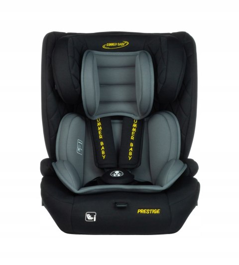 Fotelik I-Size Summer Baby Prestige 76-150Cm Isofix R129 Przodem Szary
