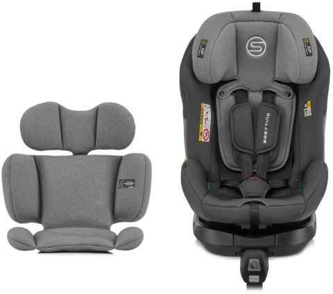 Fotelik Samoch. Dziecięcy Sesttino Hexagon Pro I-Size Isofix 360° Daszek