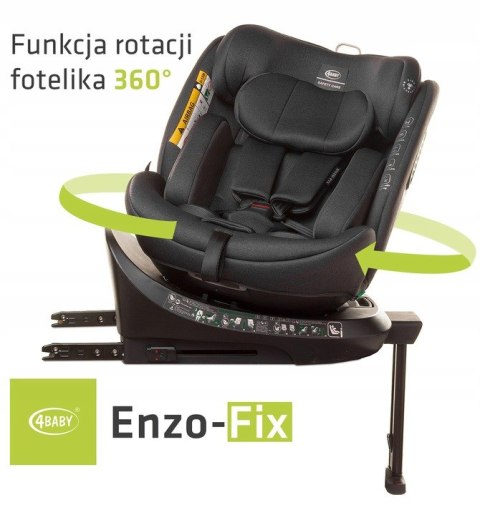 Fotelik Samochodowy 4Baby Enzo-Fix Isofix 360° I-Size Rwf 0-150 Cm