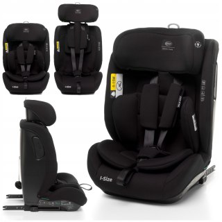 Fotelik Samochodowy 4Baby Go-Fix I-Size Isofix 9-36 Kg, Czarny, Wysoka Jakość