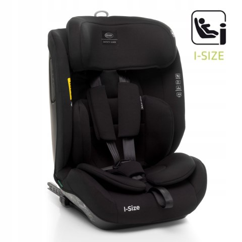 Fotelik Samochodowy 4Baby Go-Fix I-Size Isofix 9-36 Kg, Czarny, Wysoka Jakość