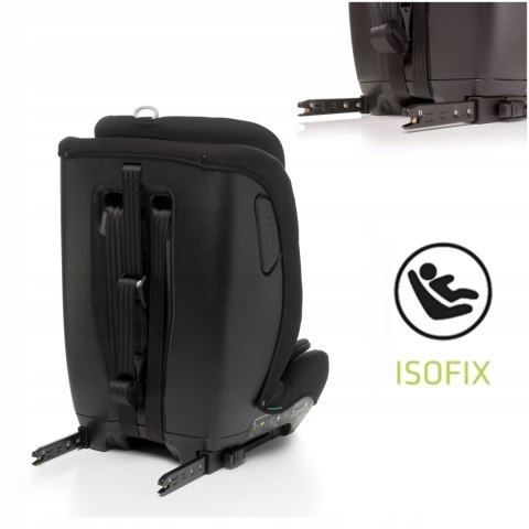 Fotelik Samochodowy 4Baby Go-Fix I-Size Isofix 9-36 Kg, Czarny, Wysoka Jakość