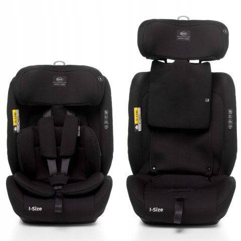 Fotelik Samochodowy 4Baby Go-Fix I-Size Isofix 9-36 Kg, Czarny, Wysoka Jakość