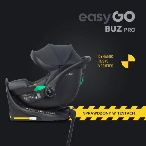 Fotelik Samochodowy Easy Go Buz Pro I-Size 0-13 Kg Z Bazą Isofix Obracaną
