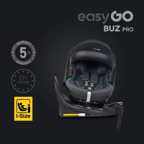 Fotelik Samochodowy Easy Go Buz Pro I-Size 0-13 Kg Z Bazą Isofix Obracaną