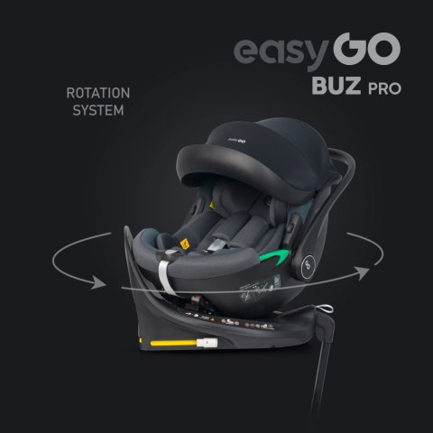 Fotelik Samochodowy Easy Go Buz Pro I-Size 0-13 Kg Z Bazą Isofix Obracaną