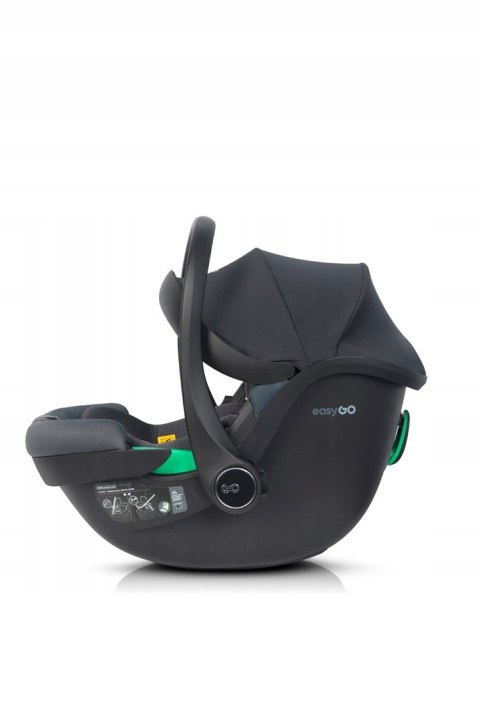 Fotelik Samochodowy Easy Go Buz Pro I-Size 0-13 Kg Z Bazą Isofix Obracaną