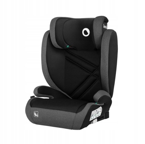 Fotelik Samochodowy I-Size Hugo Isofix 15-36Kg Black Carbon Podstawka